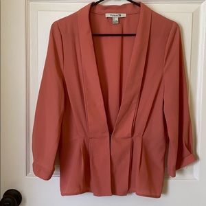 Pink blazer/jacket with clasp